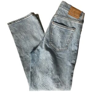 Denim Forum women’s Pale Blue Straight-Leg Jeans